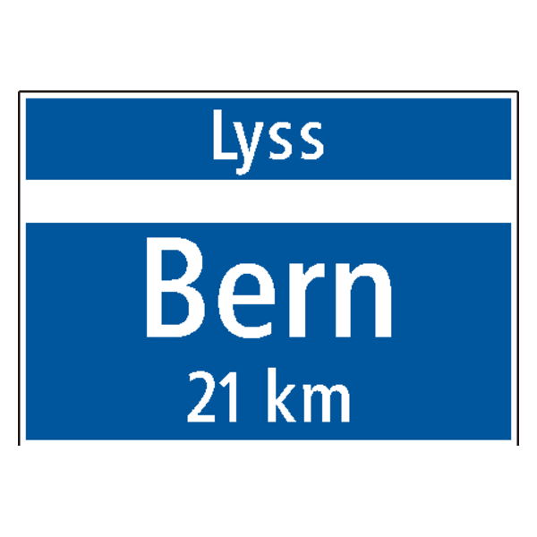 Signal Ende der Ortschaft (4.28)
